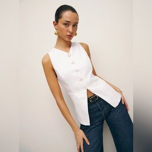 Reformation Aspen Linen Top